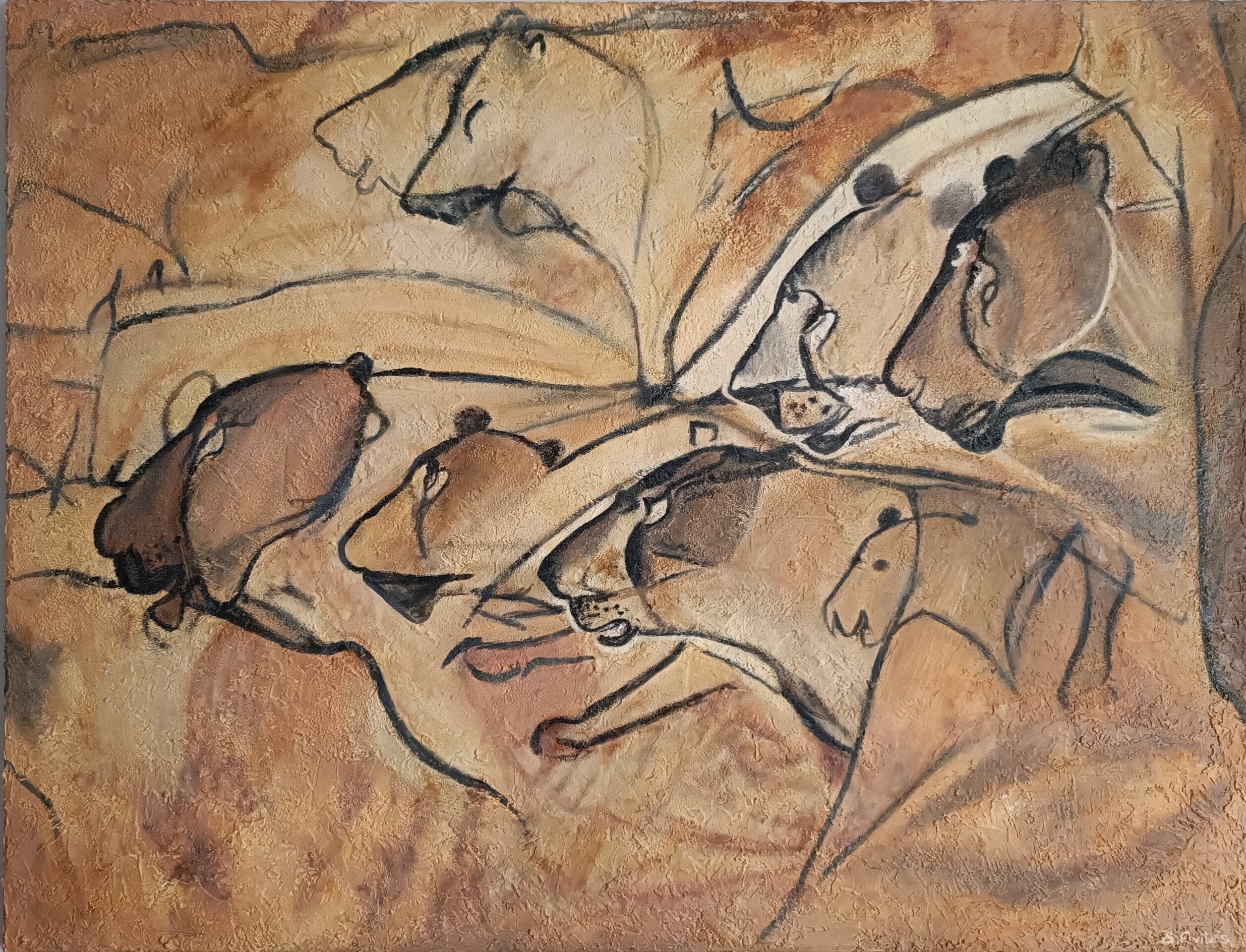 Leones - Chauvet, Ardeche (Francia) - 2
