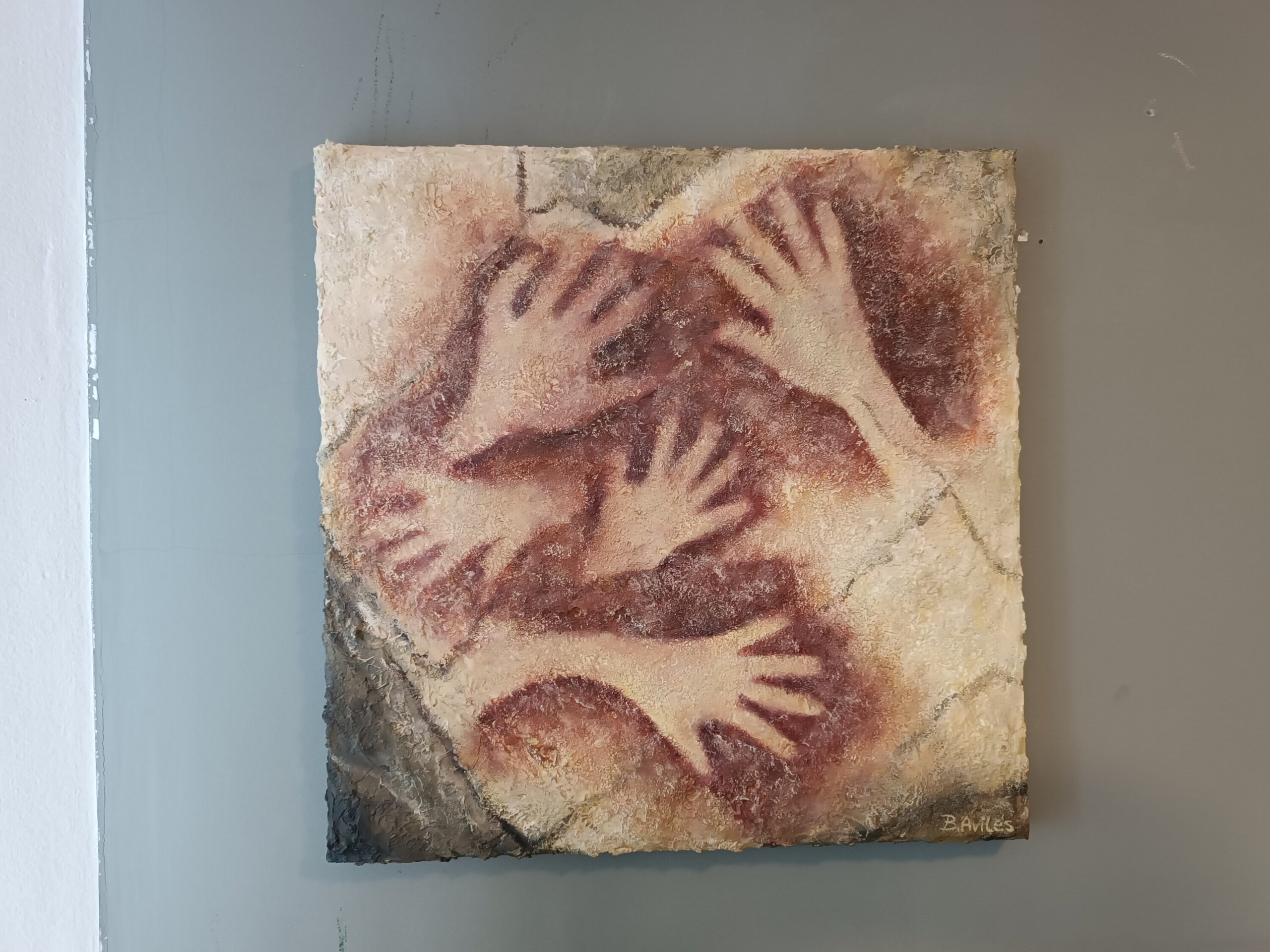 Panel de las manos - Cueva Fuente Salín, Cantabria (España) - 3