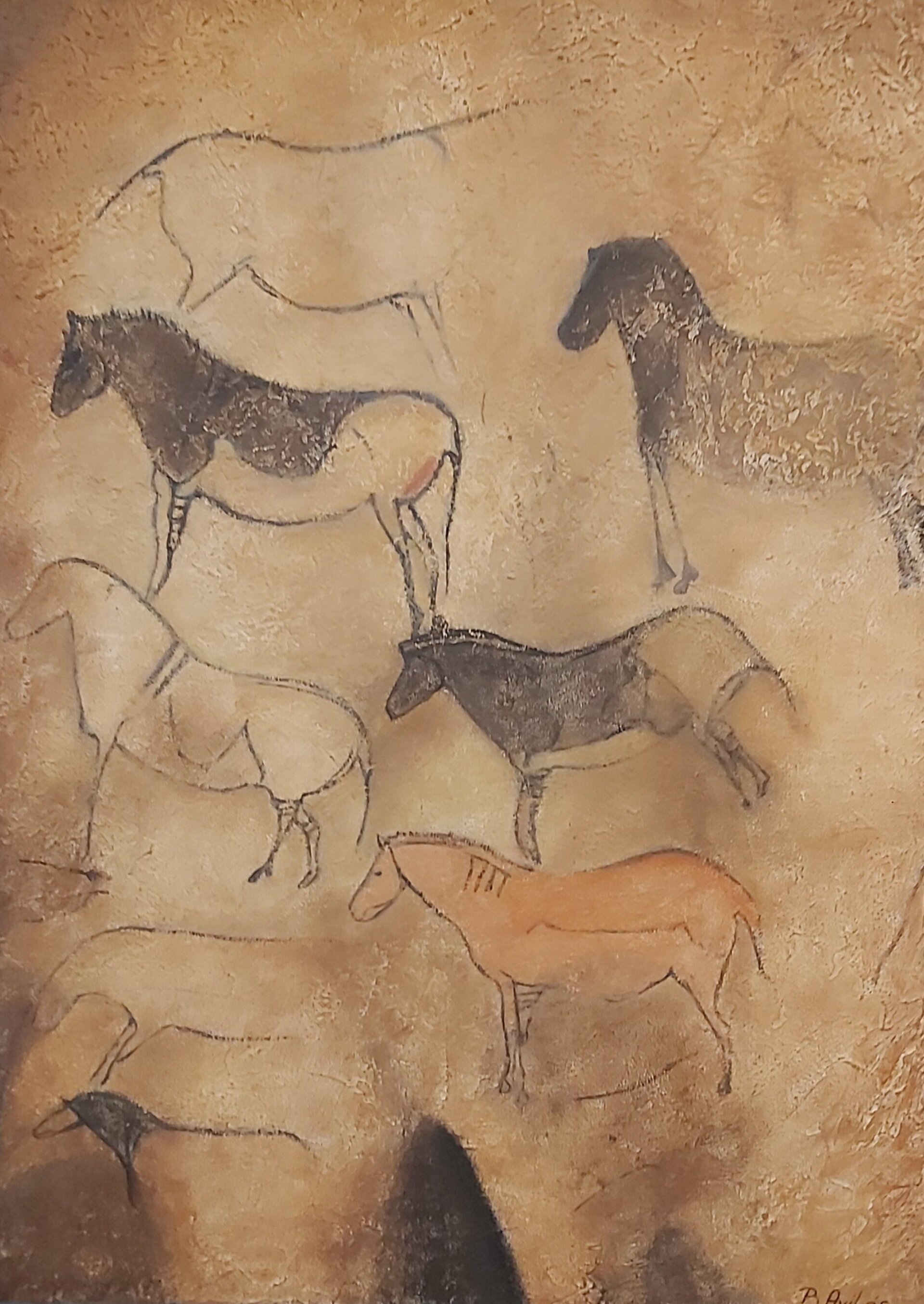 Caballos - Cueva de Ekain. País Vasco, (España) - 2
